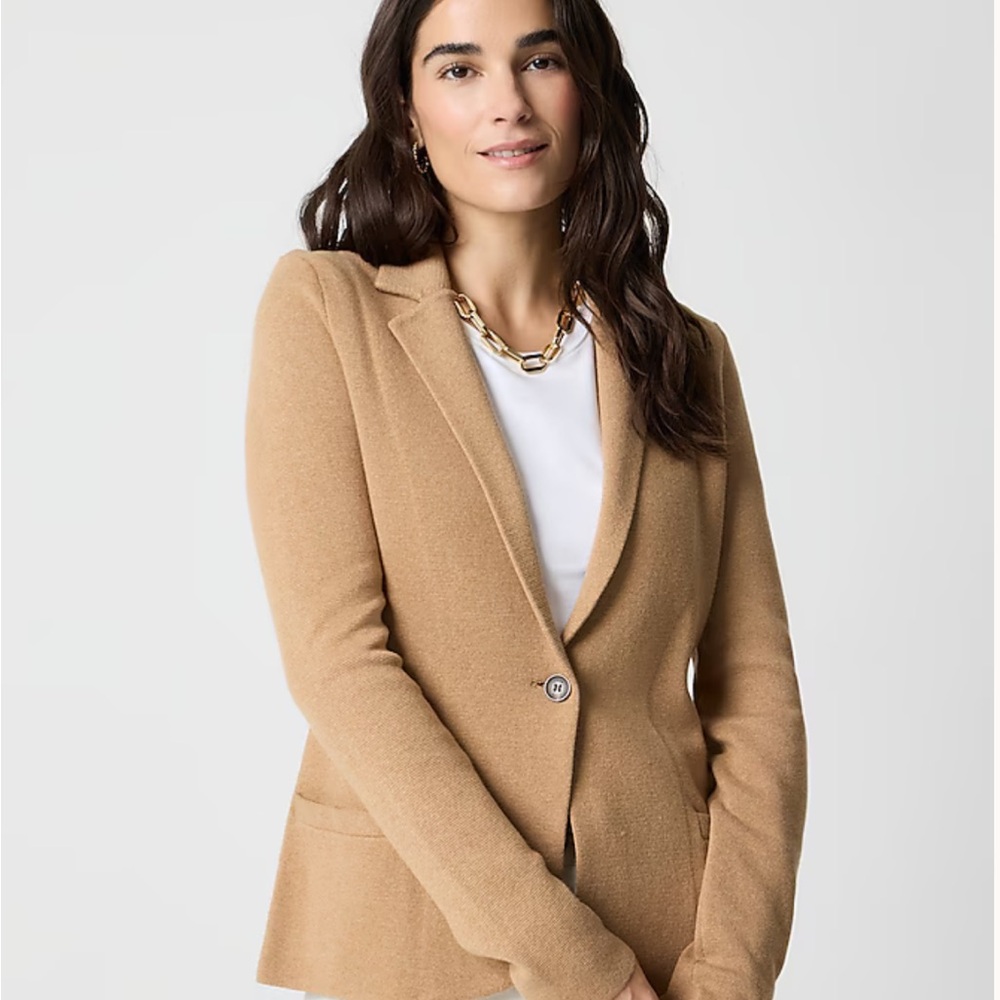 J Crew Schoolboy Sweater Blazer